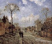 Camille Pissarro Road Vehe s peaceful road France oil painting artist